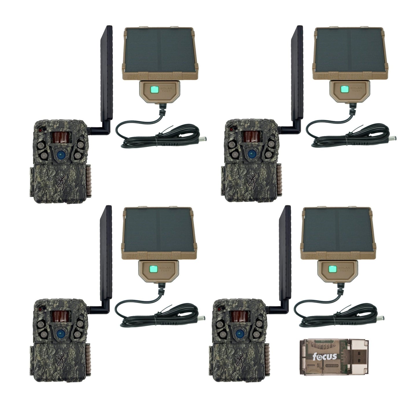 Browning Trail Camera Defender Wireless Vision Pro HD AI Trail Camera (4-Pack)