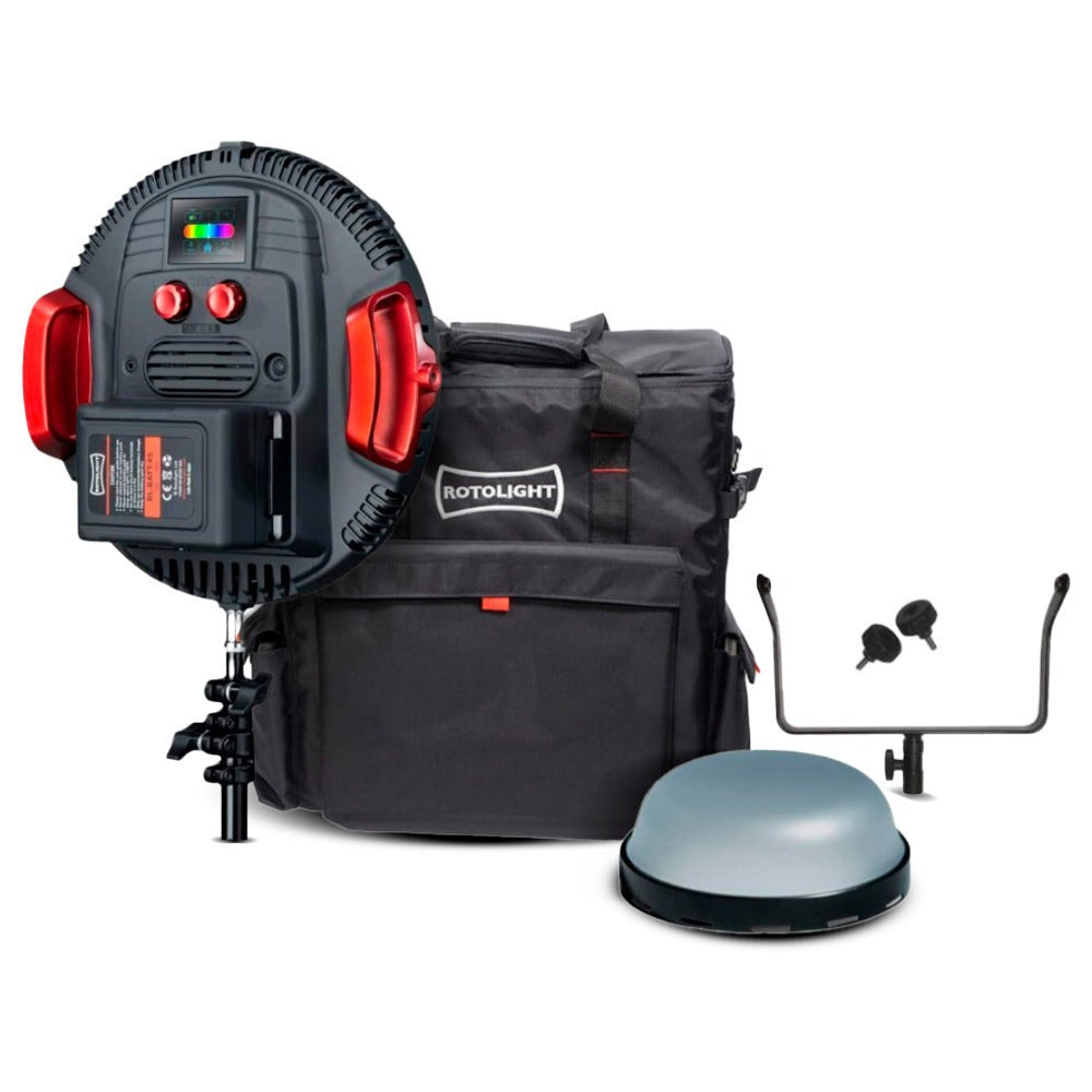 Rotolight AEOS 2 Pro LED Light with Rotolight AEOS Soft Carry Case (Black)