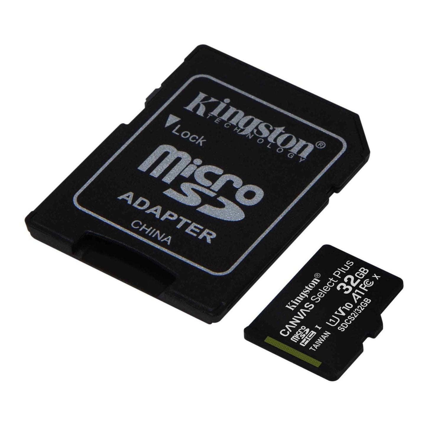 Kingston Canvas Select Plus 32GB microSDHC with SD Adapter (2-Pack) with Focus All-In-One USB Reader