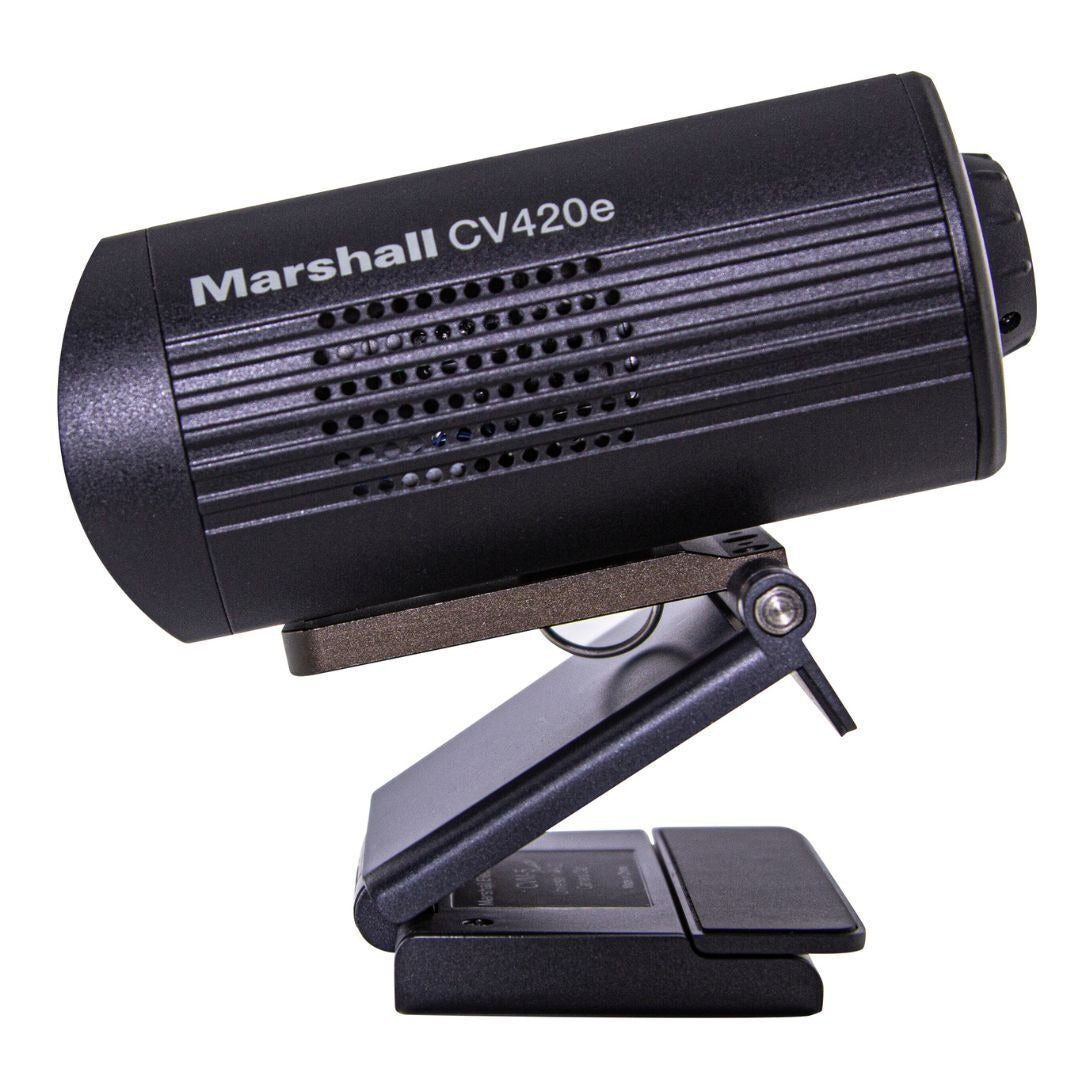Marshall CV420e Compact UHD60fps 9.2-Megapixel Stream Camera with HDMI, IP, and USB (Black)