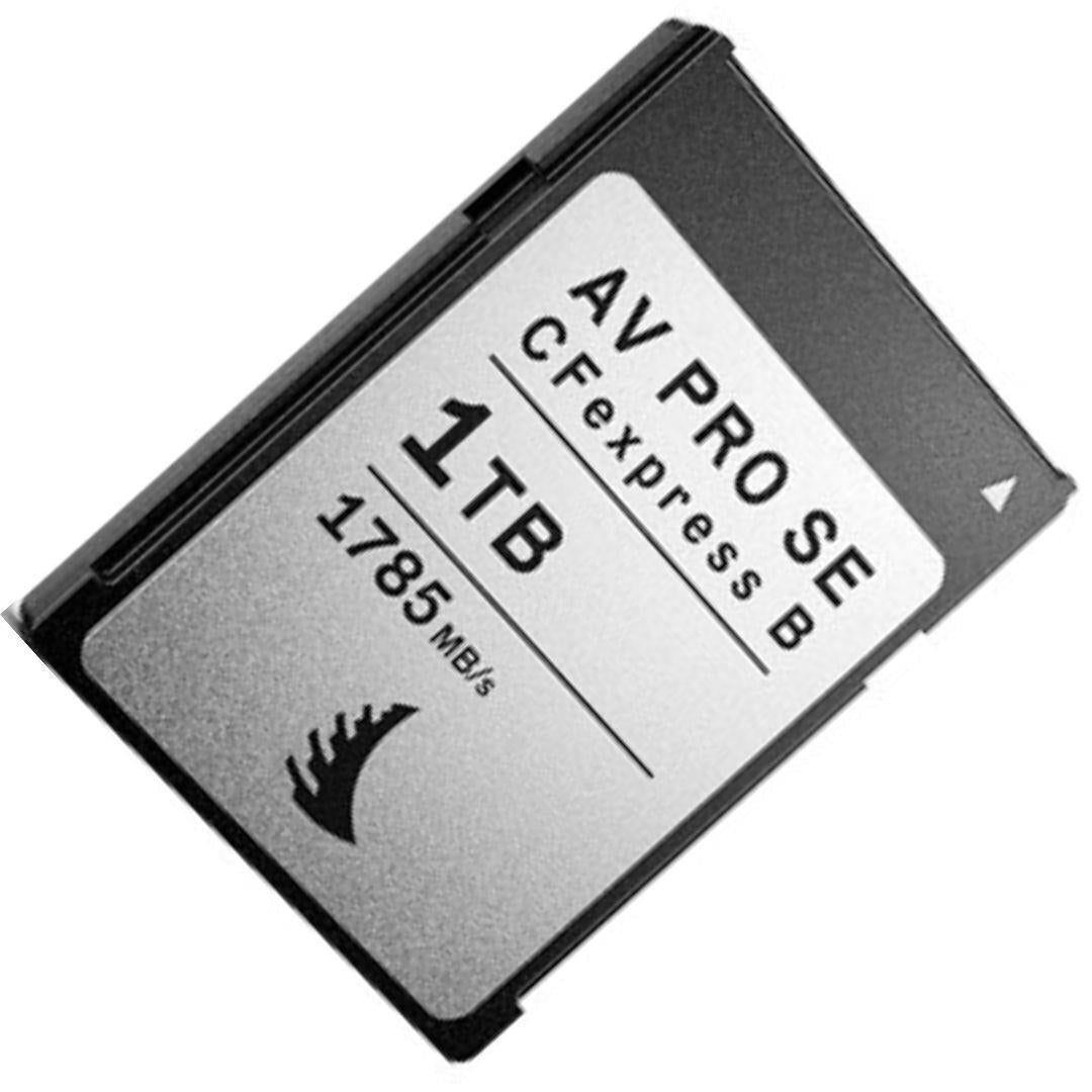 Angelbird AV PRO CFexpress B SE 1 TB Memory Card for 8K Plus Video Recording and 12K Photography