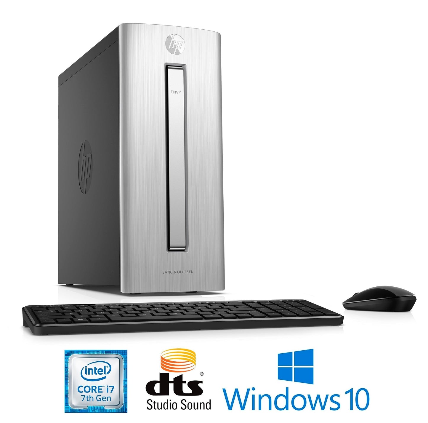 HP Envy 750-524 Desktop PC, Intel Core i7-7700, 16GB RAM, 1TB HDD + 128GB SSD (Refurbished)