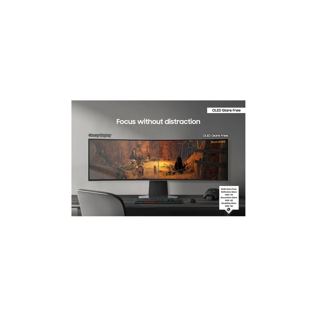 Samsung Odyssey G9 G95SD 49′′ QD-OLED Curved Gaming Monitor (240Hz) (Used)
