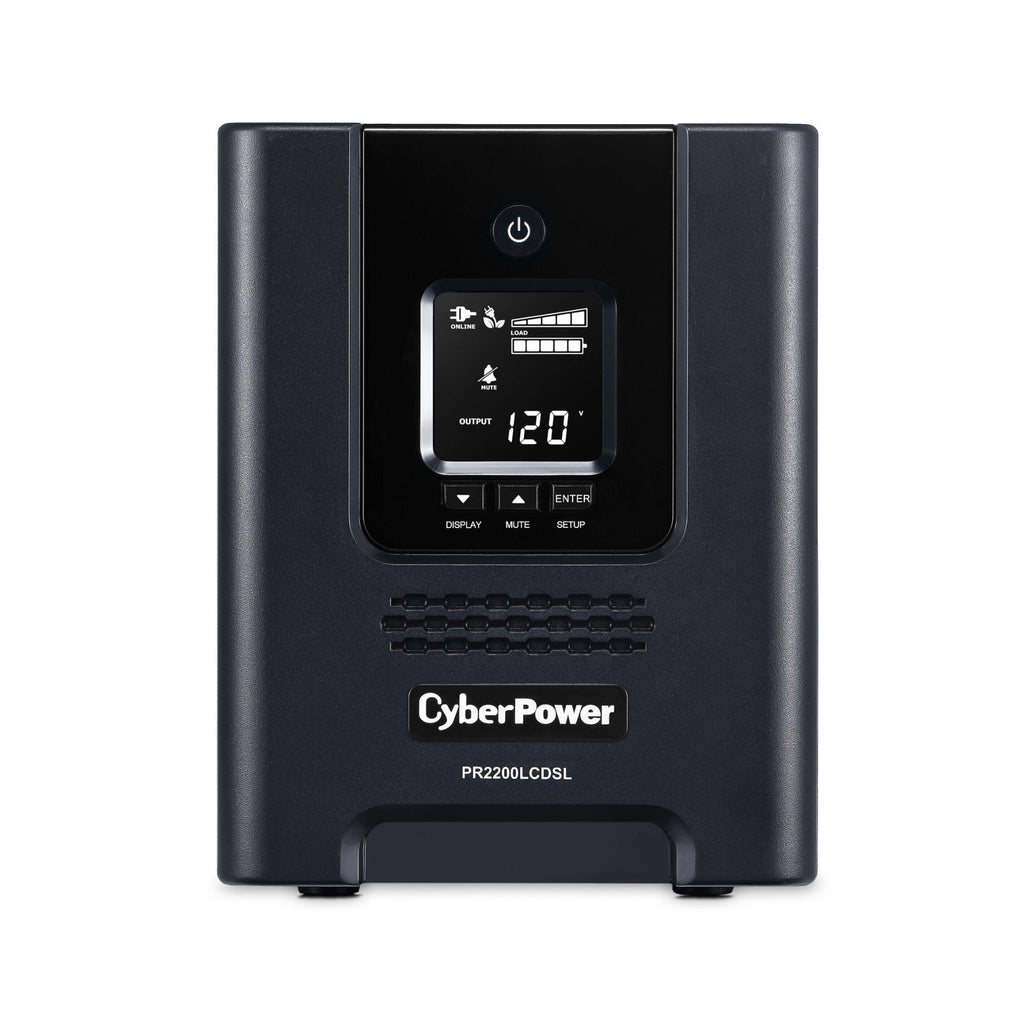 CyberPower PR2200LCDSL Smart App Sinewave Mini-Tower UPS System (2070VA/1980W)