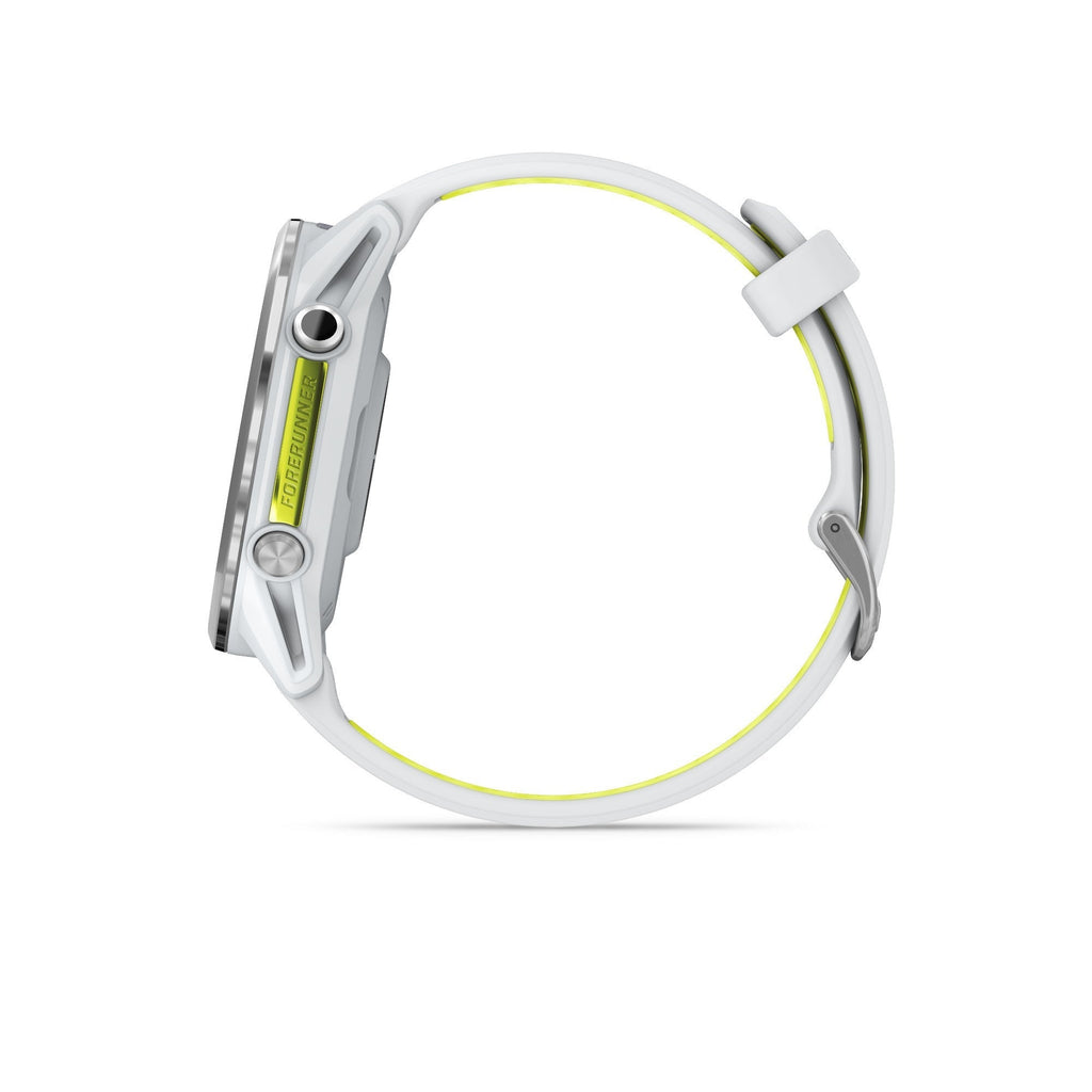 Garmin Forerunner 970 Titanium DLC and Whitestone/Translucent Amp Yellow Band