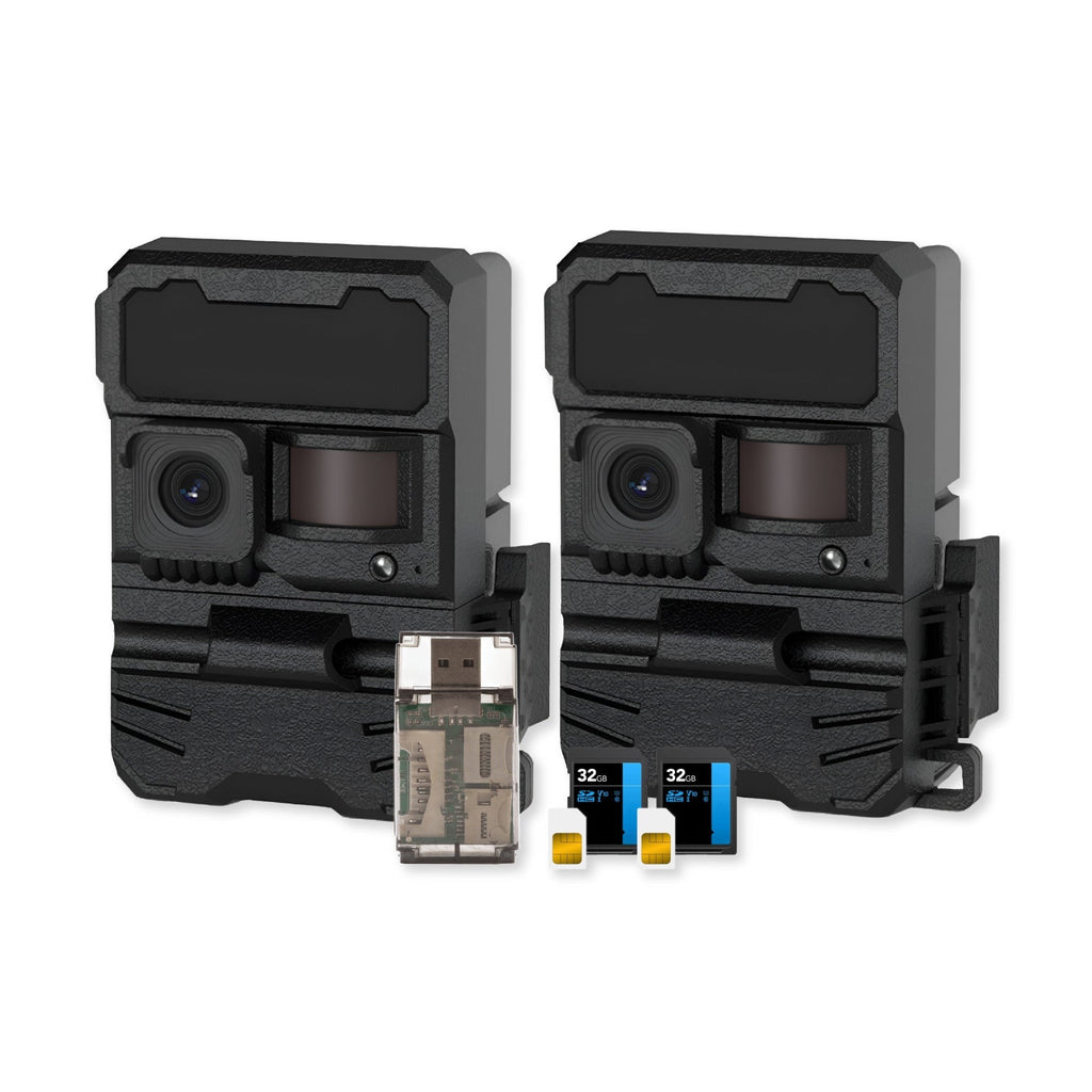 Yellowstone Y2 Black Wide Lens Camera Bundle with Card Reader, and Accessories (2-Pack)