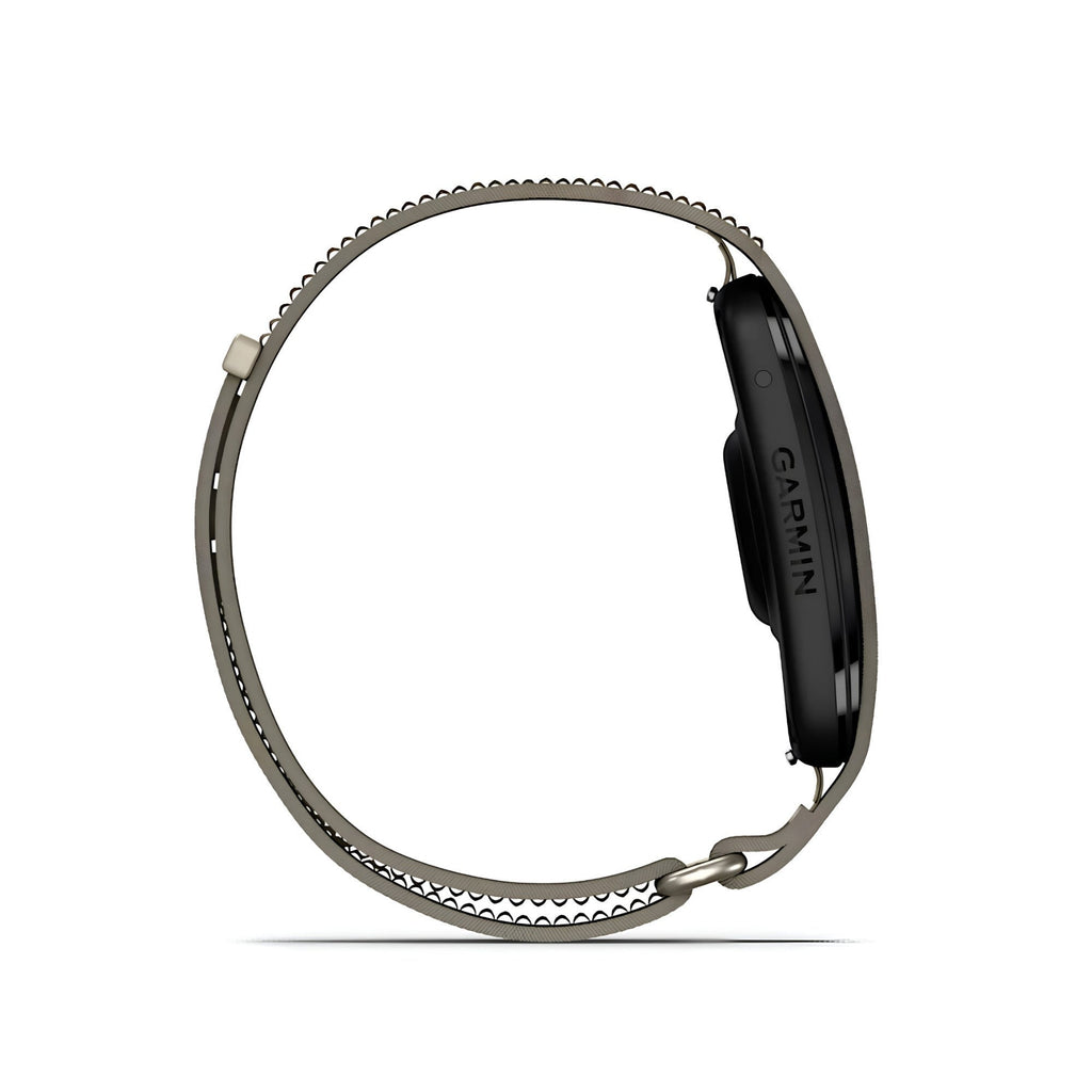 Garmin CIRQA Smart Band Health and Fitness Tracker (French Gray, S-M)