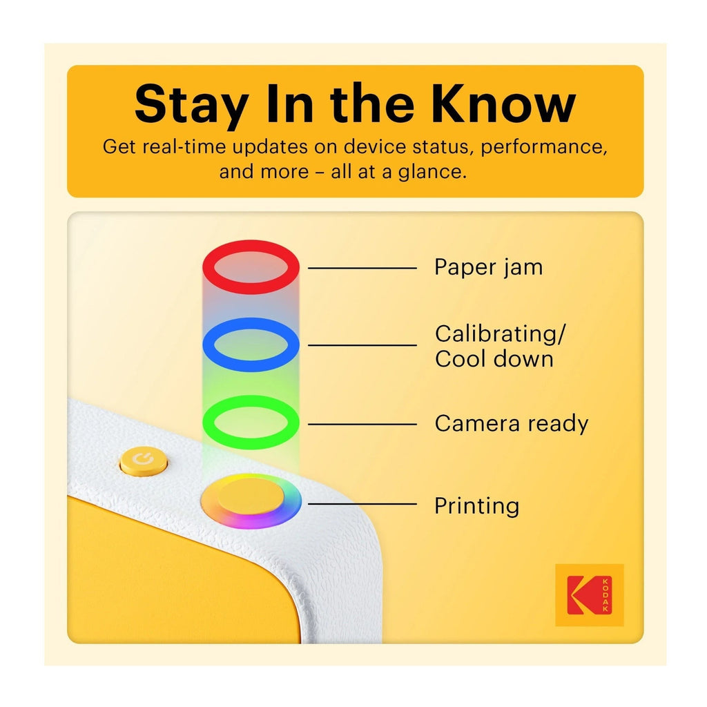 Kodak PRINTOMATIC+ 10MP Instant Digital Camera (Yellow)