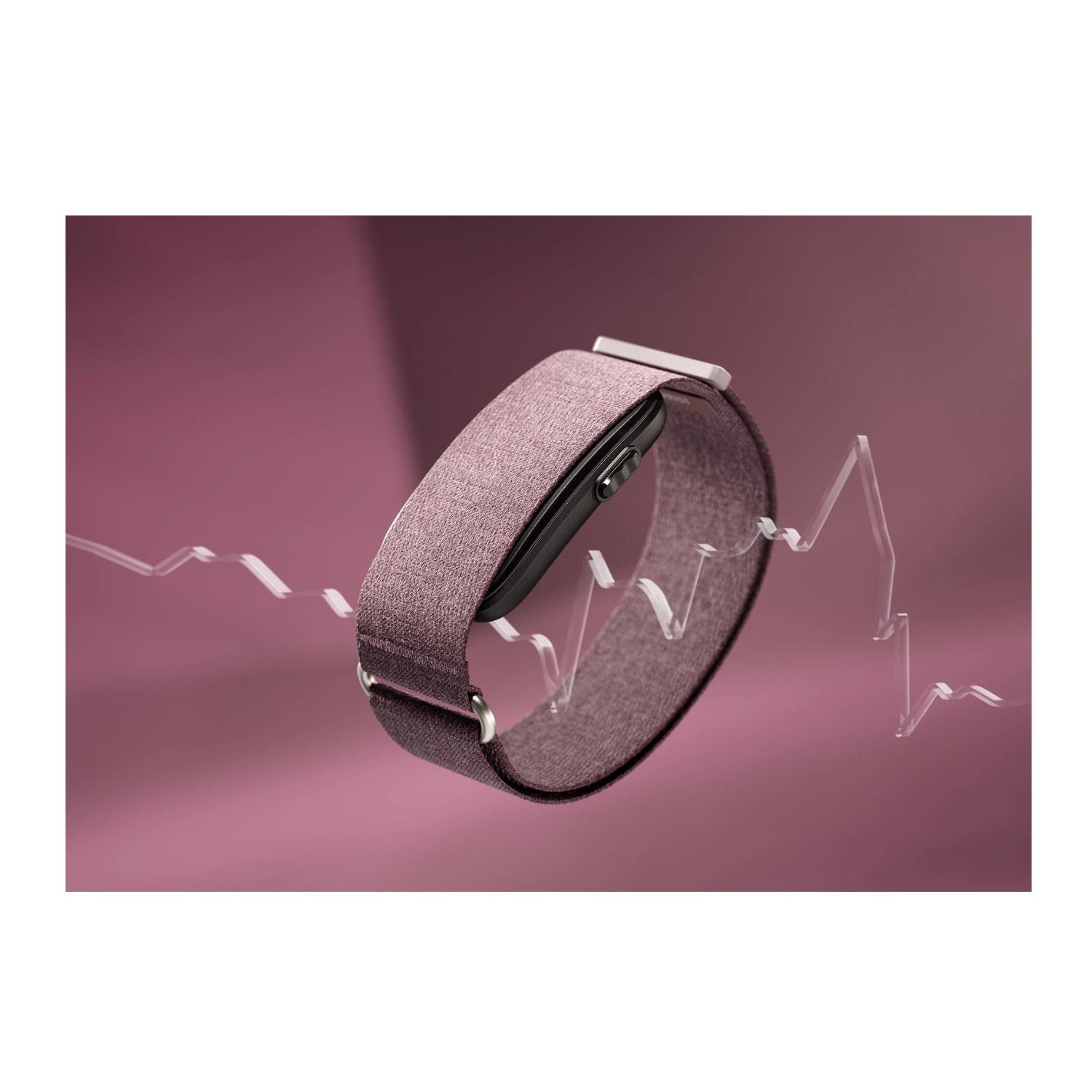 Garmin CIRQA Smart Band Screenless Health and Fitness Tracker (Mauve, L-XL)