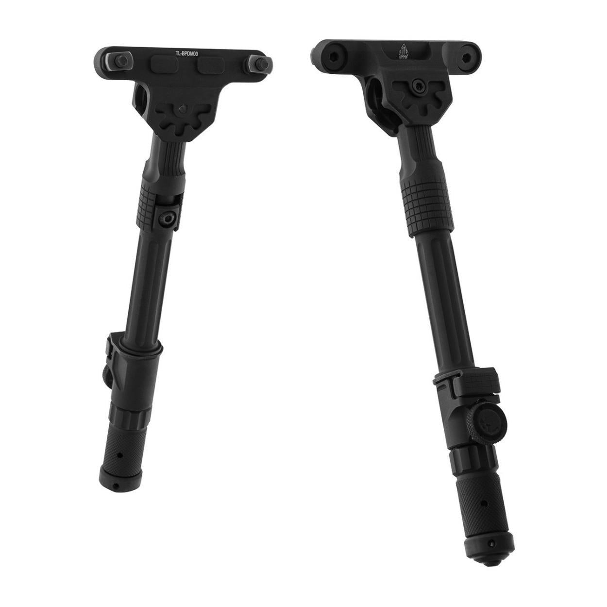 UTG Recon Flex II Matte Black Bipod for M LOK Handguards with Foldable Design