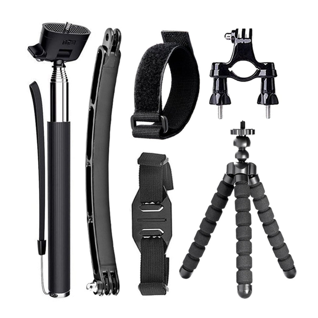 Xtra Edge Pro Action Camera with 128GB MicroSD, Accessory Kit and Case Bundle