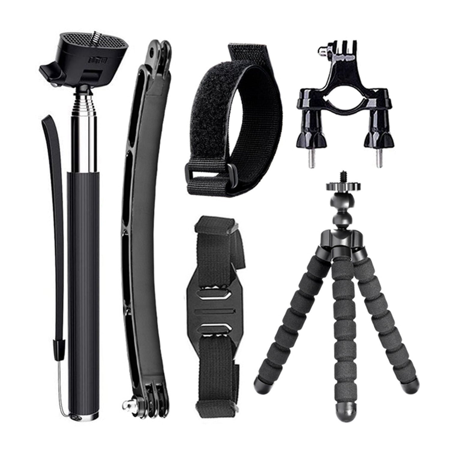 Xtra Edge Pro Action Camera with 128GB MicroSD, Accessory Kit and Case Bundle