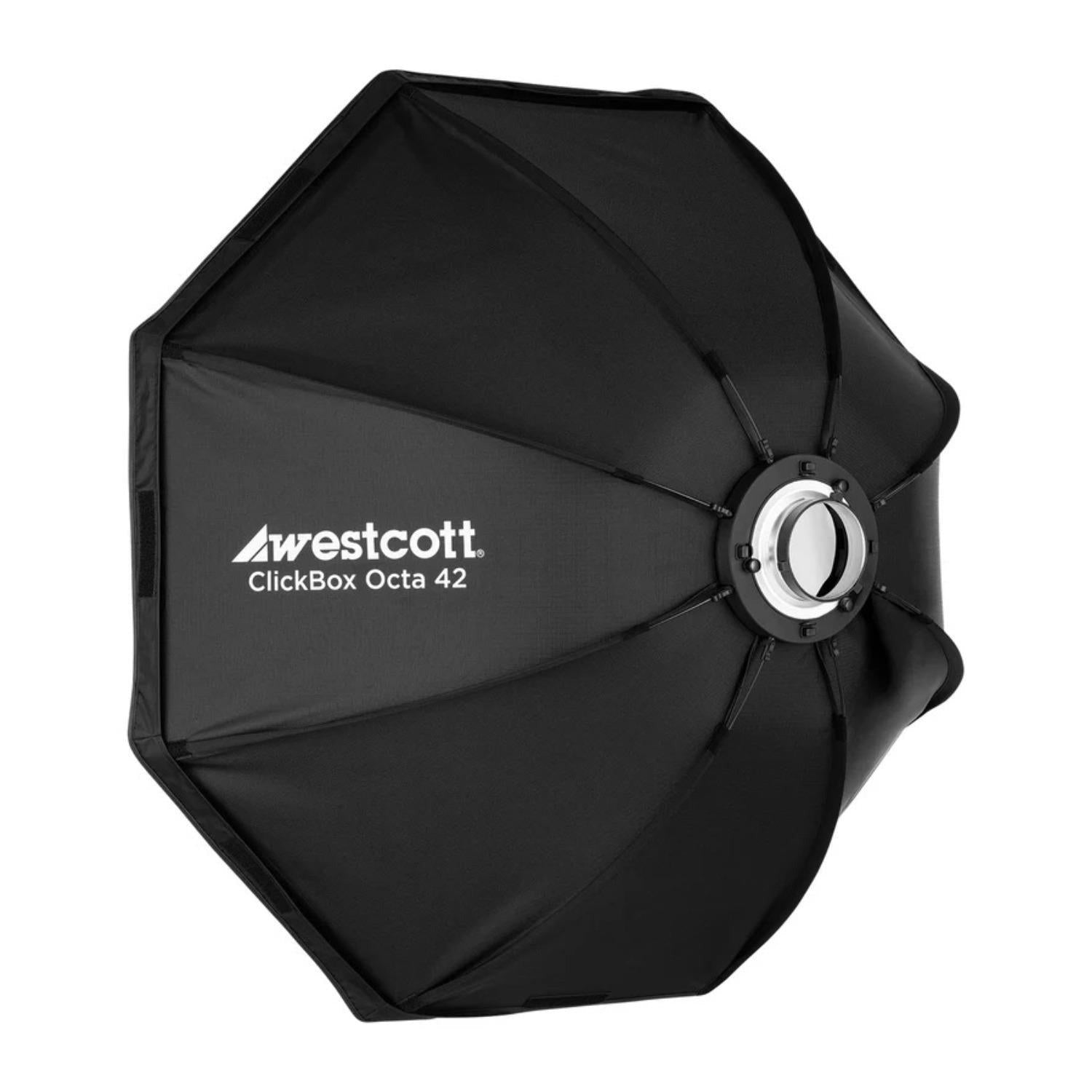 Westcott ClickBox Octa 42 Softbox - Removable Diffuser, Silver Interior