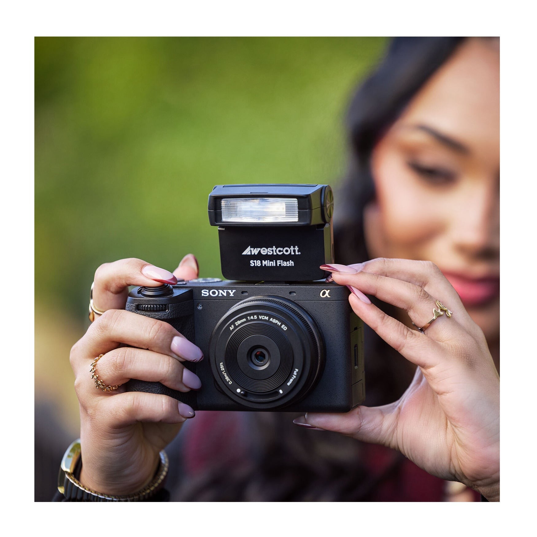 Westcott S18 Mini On-Camera Flash with Universal Hot Shoe Compatibility