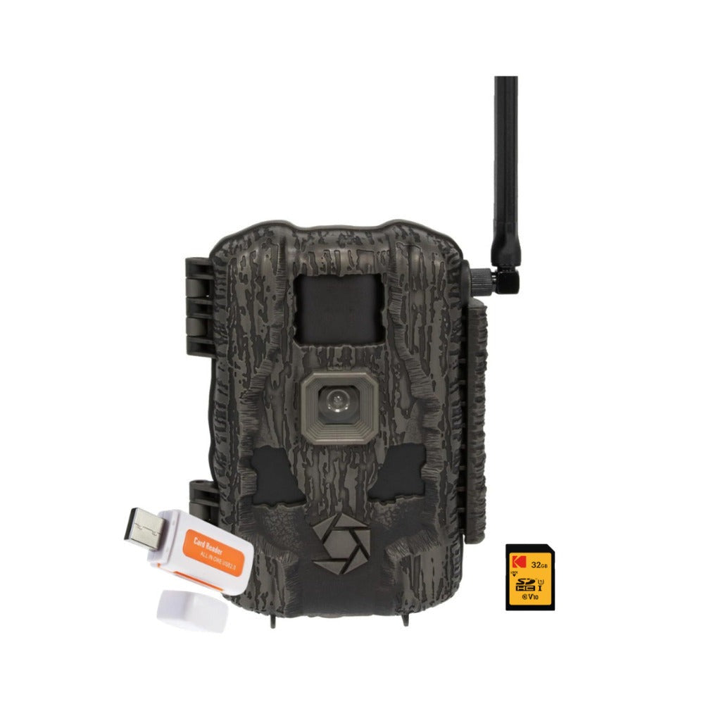 Stealth Cam Fusion MAX 3.0 42MP Cellular Trail Camera with Accessories Bundle