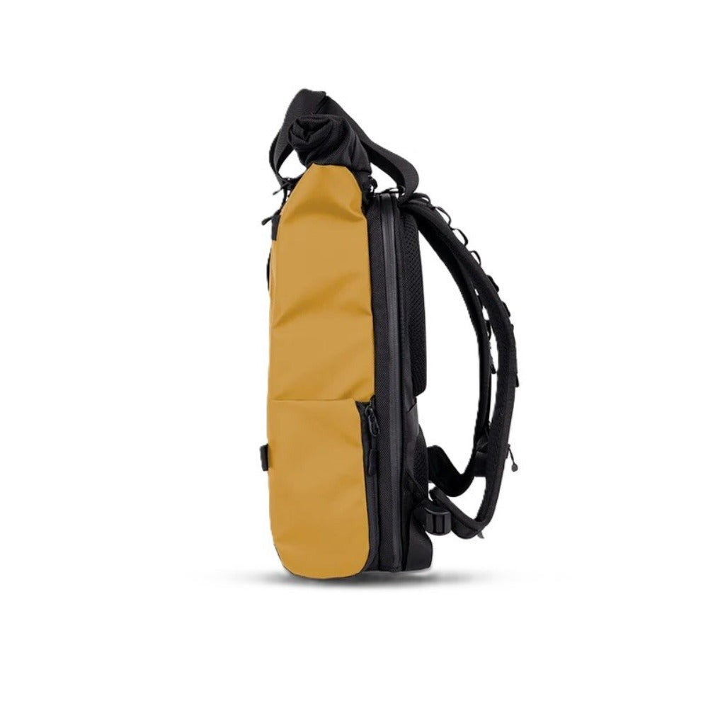 WANDRD PRVKE Lite Camera Backpack - Weather-Resistant with Expandable Rolltop (Dallol Yellow)