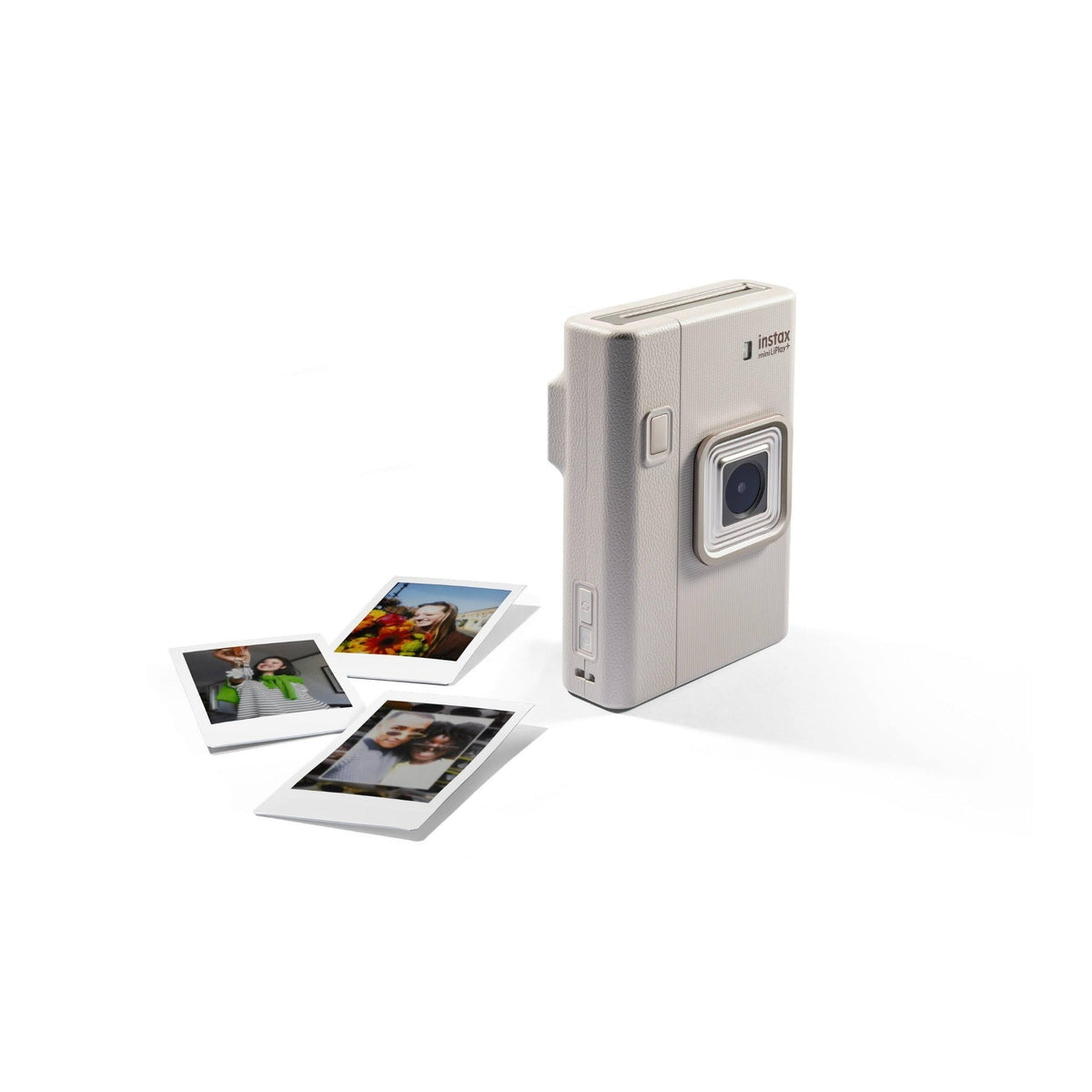 Fujifilm Instax Mini LiPlay+ Camera (Sand Beige) with Twin Film Pack (20 Exp)