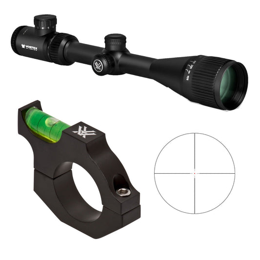 Vortex Crossfire II 6-18x44 AO Riflescope (V-Brite MOA Reticle) with Bubble Level
