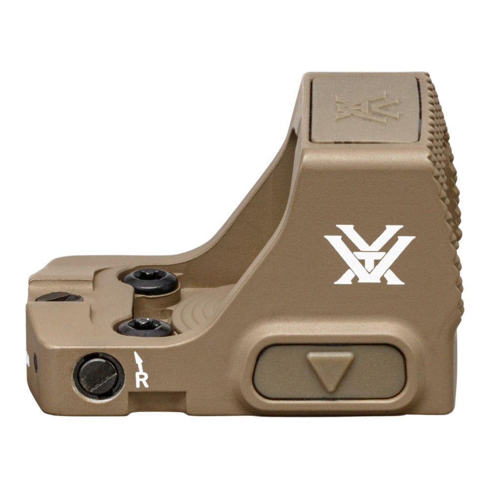 Vortex Defender - CCW 3 MOA Micro Red Dot with 10 Brightness Settings (Tan)