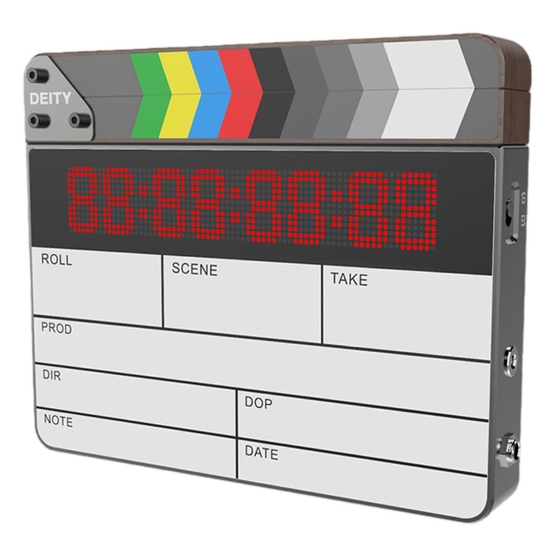 Deity TC-SL1 Wireless Bluetooth Timecode Smart Clapper Slate with Wooden Clapper and USB-C Charging