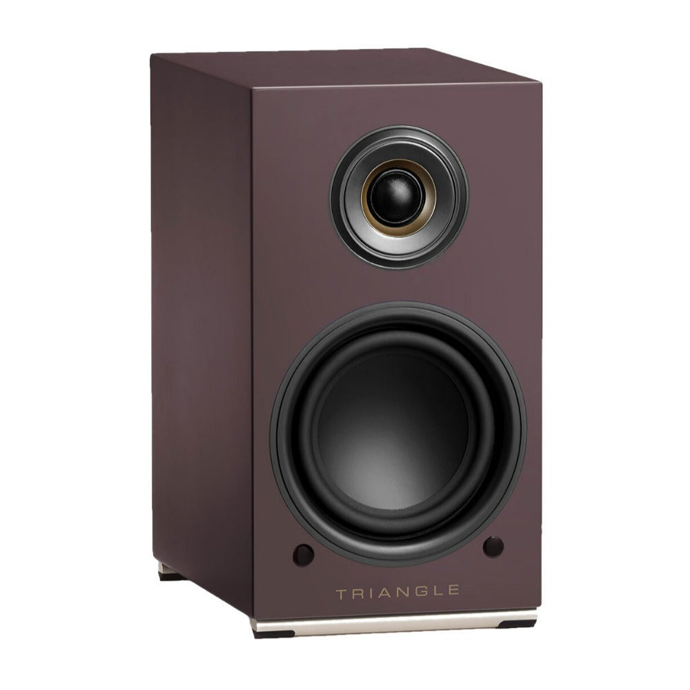 Triangle AIO TWIN Wireless Bluetooth Wi-Fi Speakers (Eggplant, Pair)