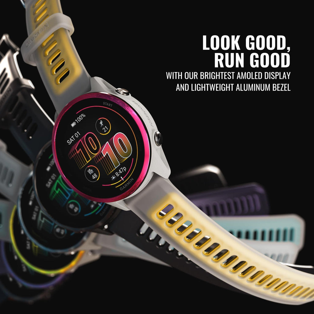 Garmin Forerunner 570 47mm GPS Running Smartwatch Bundle (Indigo)