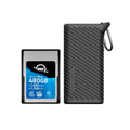 OWC 480GB Atlas Pro CFexpress 4.0 Type A Memory Card with Card Reader Bundle