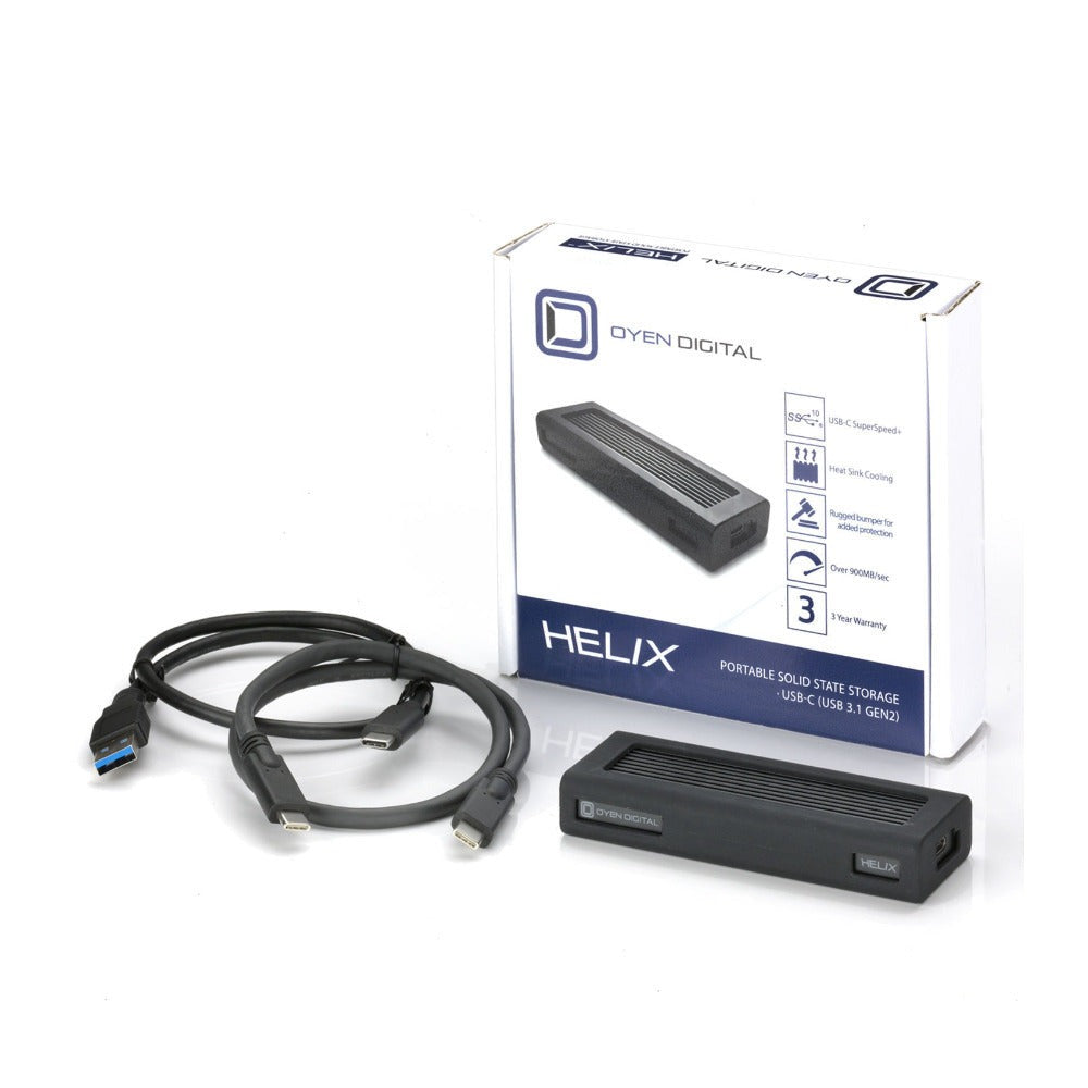 Oyen Digital 4TB Helix Dura USB-C 3.1 Gen 2 Portable NVMe SSD