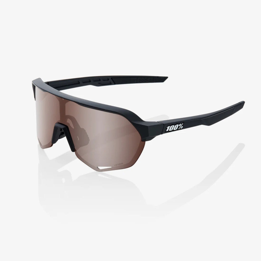 100% S2 Sunglasses Soft Tact Black HiPER Lens