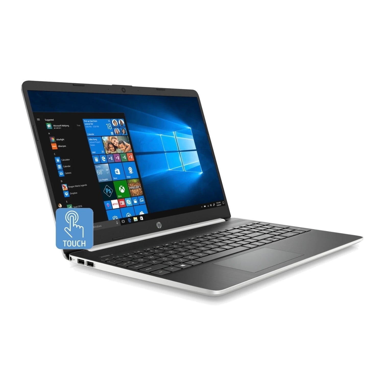 HP 15-dy0013 Laptop, 15.6" HD Touch, Intel Core i5-8265U, 12GB RAM, 256GB SSD (Certified Refurbished)
