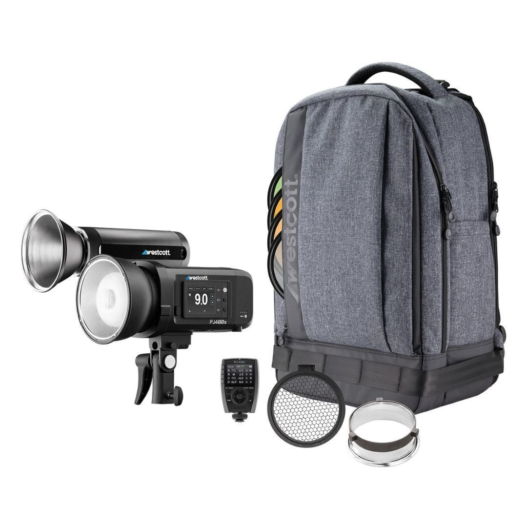 Westcott FJ Wireless 2 Light Portable Flash Kit with FJ X3 M Trigger Bundle