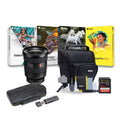 Sony E 70-350mm f/4.5-6.3 G OSS Lens - Telephoto Zoom Lens with 64GB Memory Card, and Camera Bag