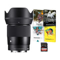 Sigma 23mm F1.4 DC DN Contemporary Large Aperture Lens (Sony E-Mount) Bundle