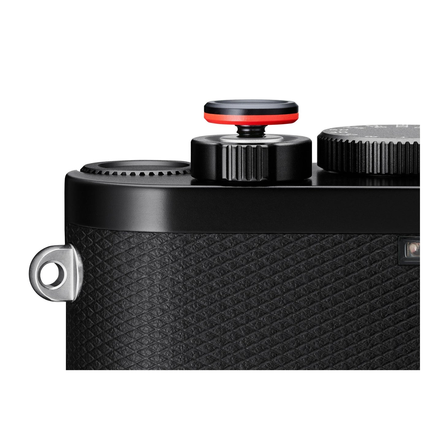 Leica Aluminum, Black Anodized Finish Soft Release Button with Thumb Support