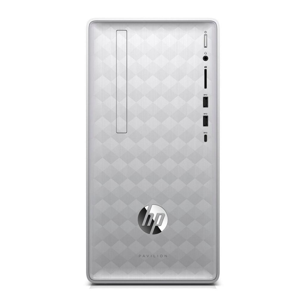 HP Pavilion 590 Desktop PC, AMD Ryzen 7 (8-Core), 16GB RAM, 1TB HDD + 256GB SSD, AMD Radeon RX 550 2GB, Windows 10 Home (Certified Refurbished)
