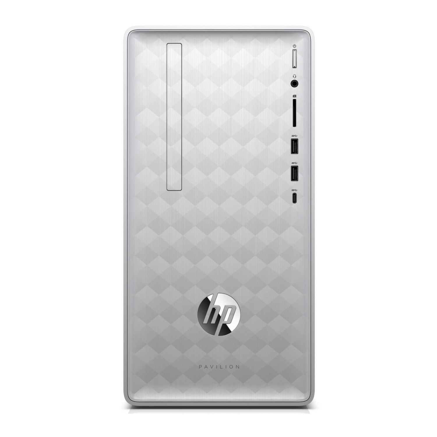 HP Pavilion 590 Desktop PC, AMD Ryzen 7 (8-Core), 16GB RAM, 1TB HDD + 256GB SSD, AMD Radeon RX 550 2GB, Windows 10 Home (Certified Refurbished)
