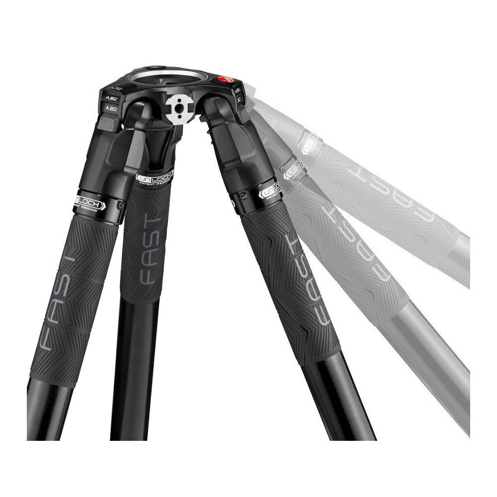 Manfrotto 504X Fluid Video Head with 635 FAST Single Carbon Leg