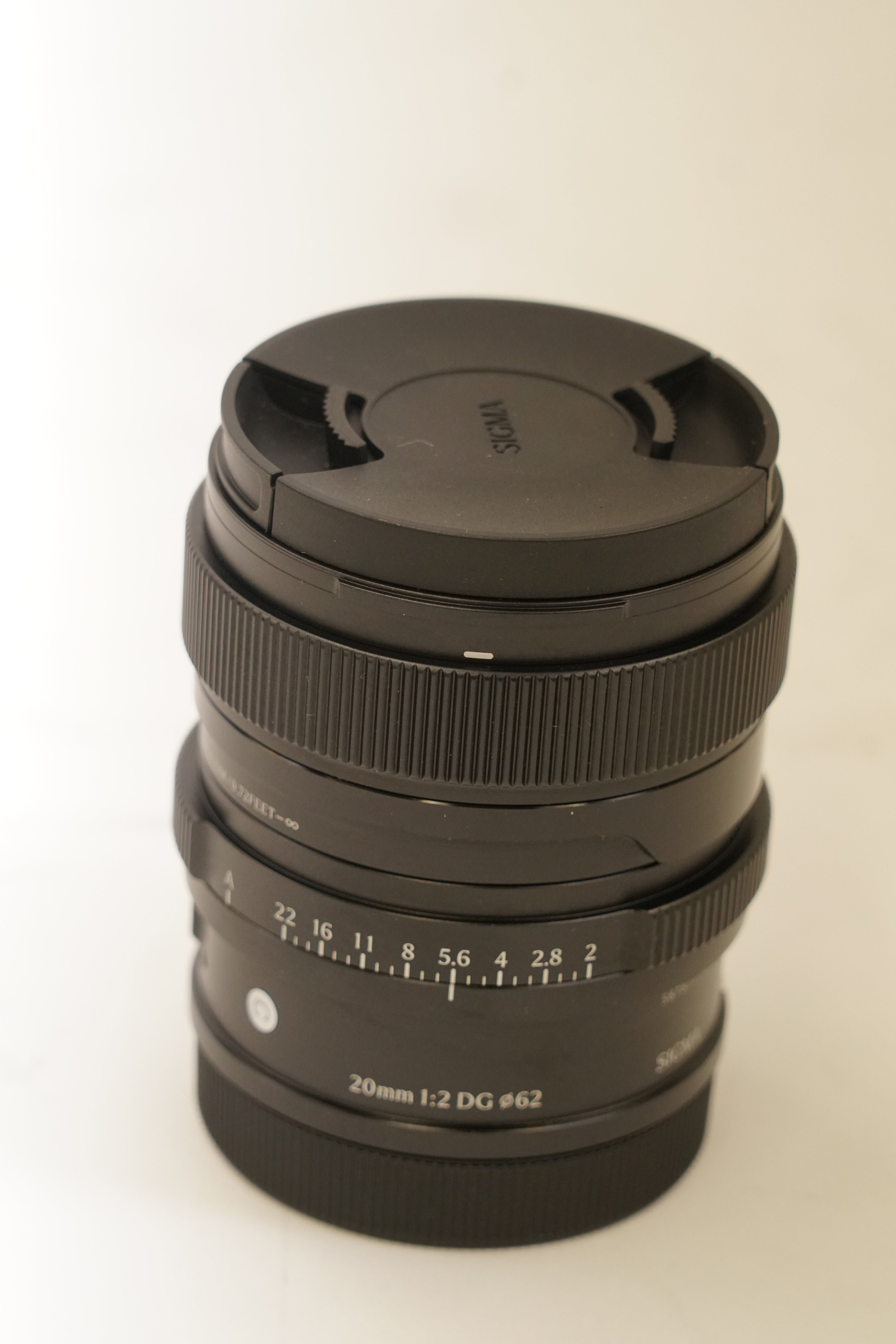 Sigma 20mm F2 DG Black Contemporary Lens for L Mount (Used)