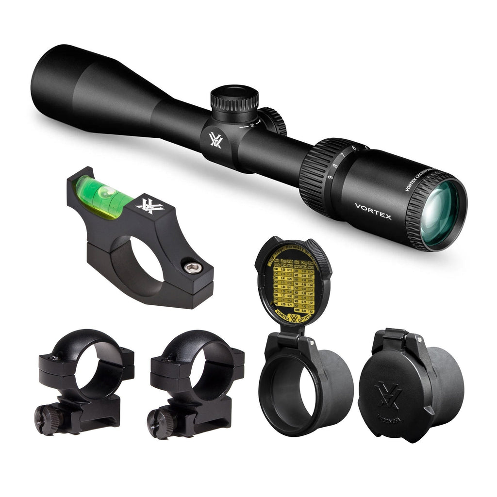 Vortex Optics Crossfire HD 3-9x40 SFP V-Plex MOA Bundle with Accessories