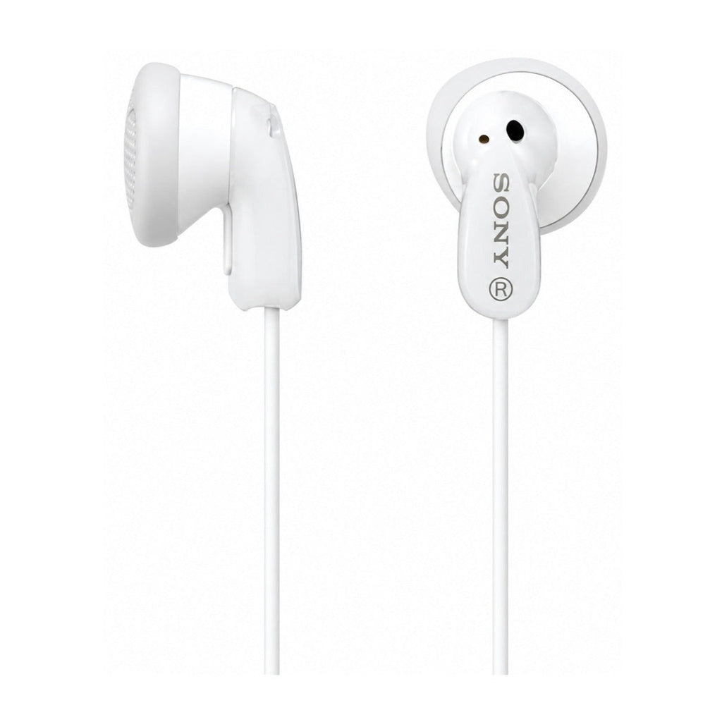 Sony MDRE9LP Wired In-Ear Earbud Headphones with Durable 3.94ft Cord (White)