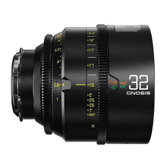 DZOFilm Gnosis 32mm VV T2.8 Macro Cine Lens with 1.0x Magnification (LPL, PL, EF, Black)