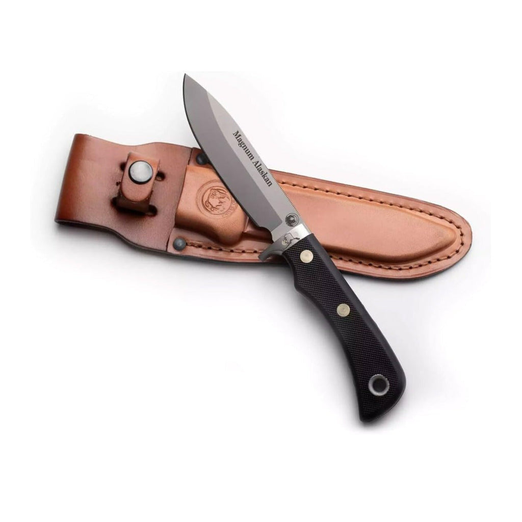 Knives Of Alaska 9.5-Inch Magnum Alaskan SureGrip Hunting Knife (Black)