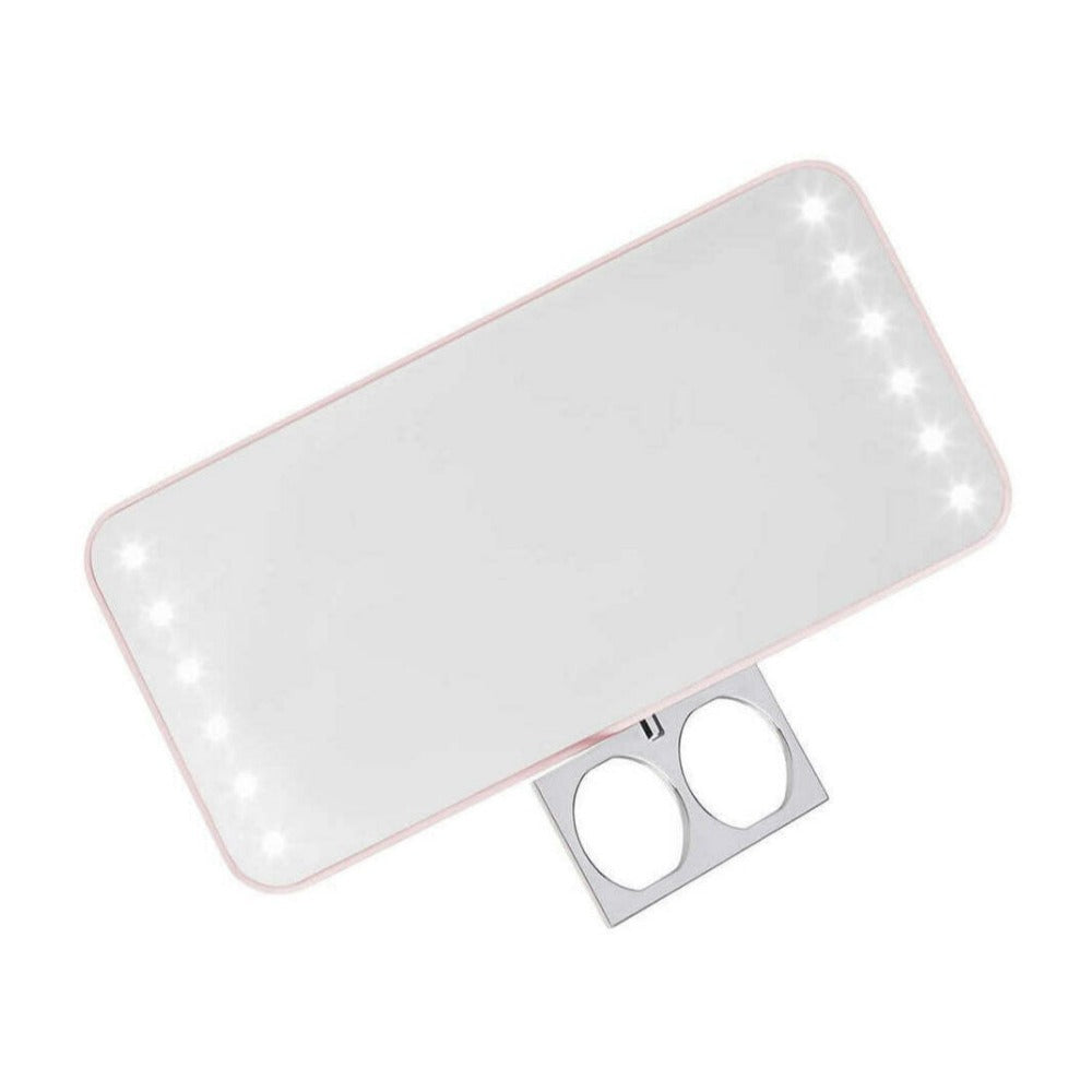 Glamcor RIKI LOVES RIKI RIKI CUTIE Portable Lighted Makeup Mirror (Rose Gold)