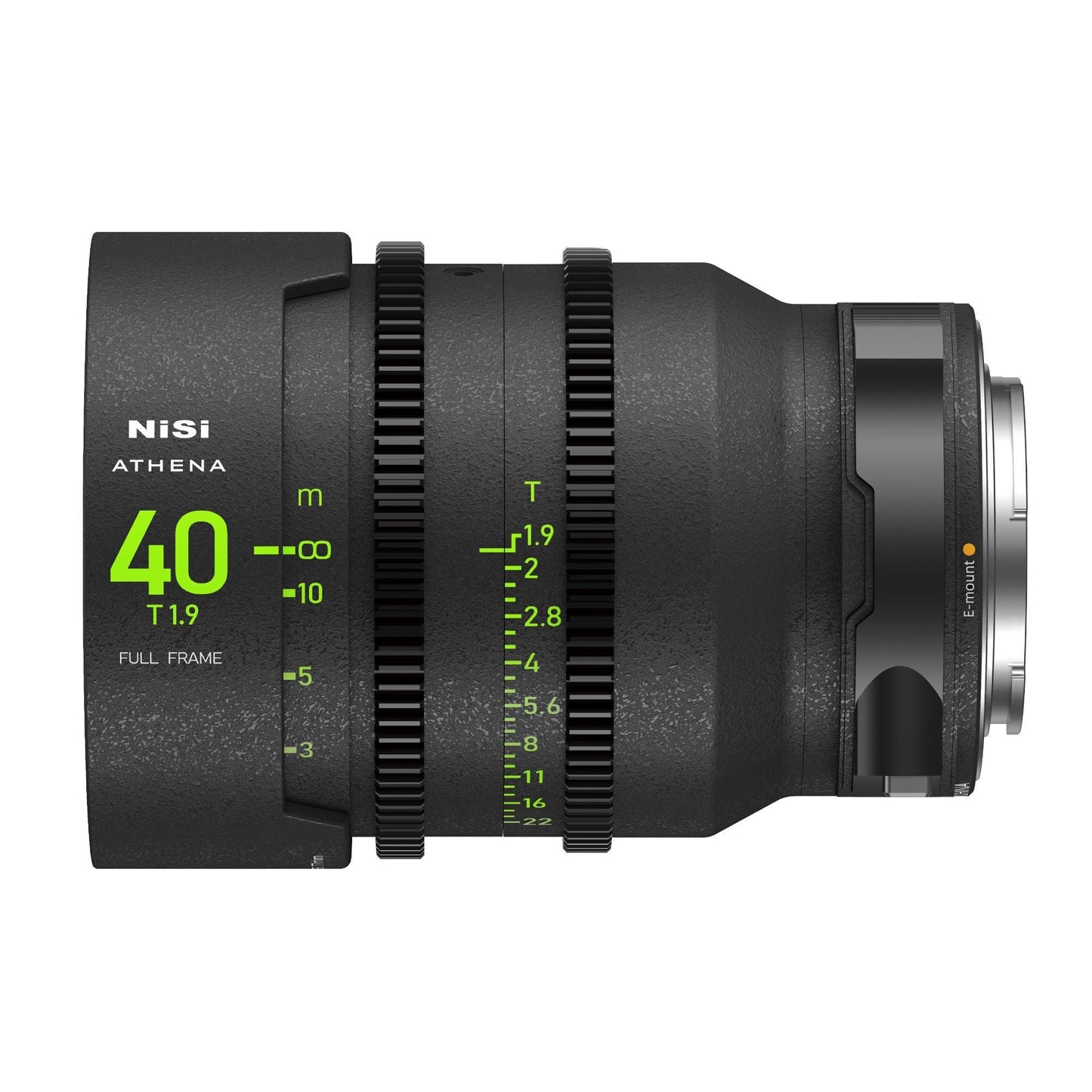 NiSi 40mm Athena Prime Full Frame Cinema Lens T1.9 for Sony E-Mount Cameras