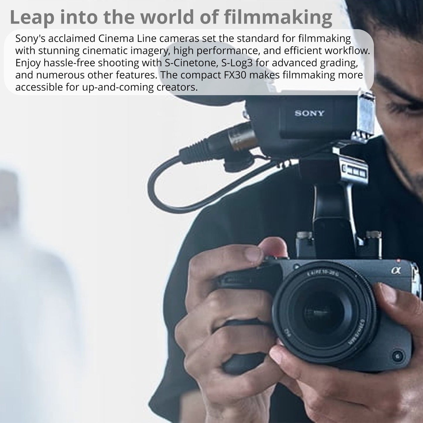 Sony FX3A Full-Frame Cinema Camera with 16-35mm f/2.8 GM Lens Bundle