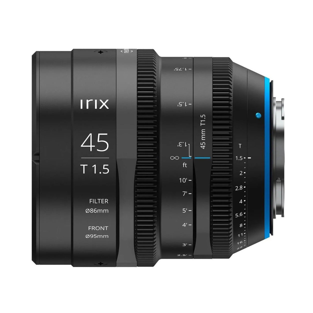Irix Cine 45mm T1.5 Full Frame Cinema Lens (PL Mount, Feet)