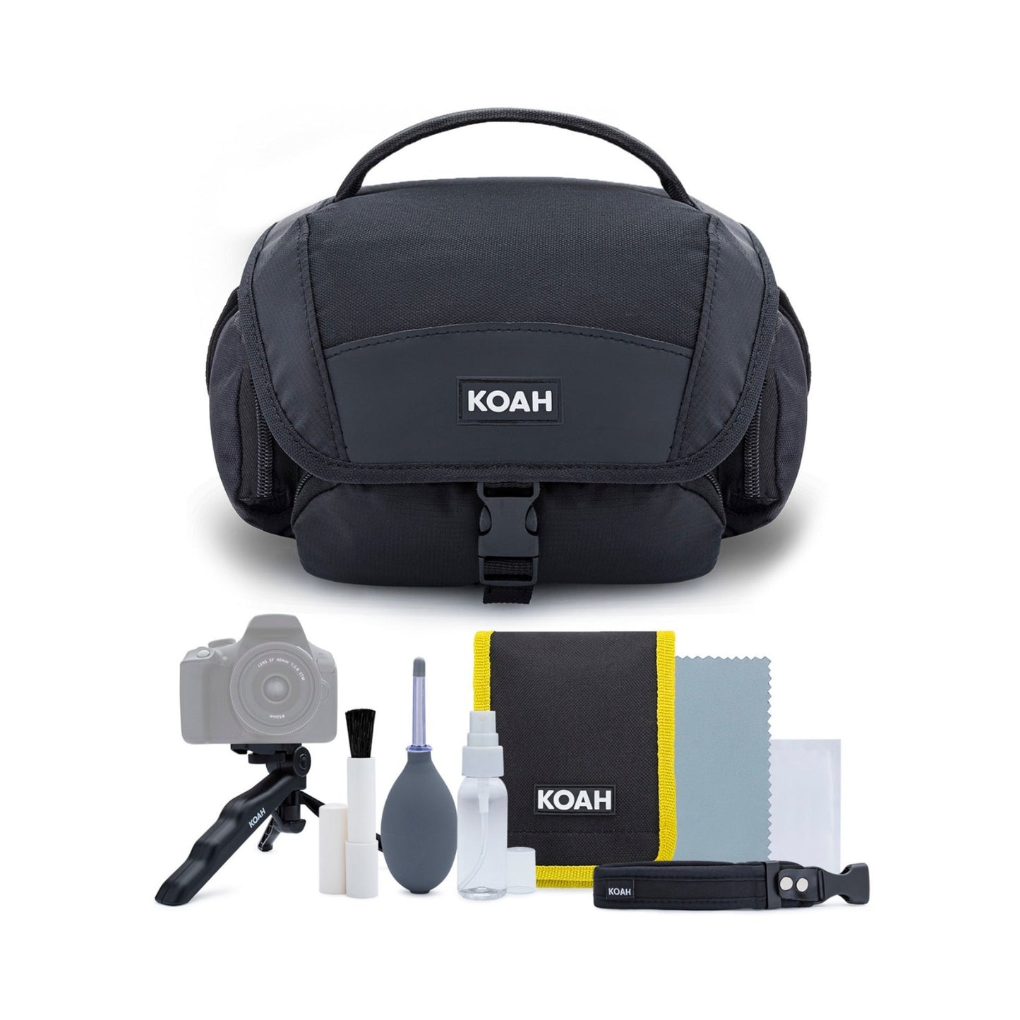 Kodak PIXPRO AZ252 16MP Digital Camera (White) with 32GB SD Card and Case Bundle