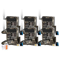 Yellowstone Y2 4G-LTE Wide Lens Cellular Trail Camera (6-Pack) Bundle with Card Reader