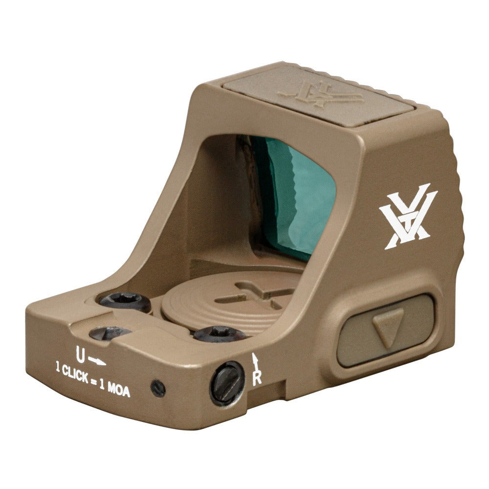 Vortex Defender - CCW 3 MOA Micro Red Dot with 10 Brightness Settings (Tan)