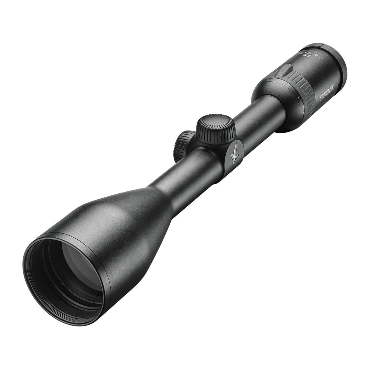 SWAROVSKI OPTIK Z5 2.4 to 12x50 Riflescope with Plex Reticle for Long-Range Shots (Matte Black)